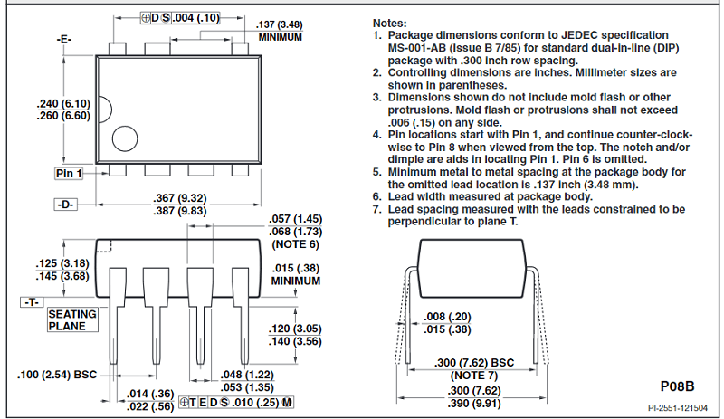 Kích thước LNK353PN