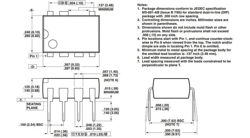 Kích thước TOP233PN