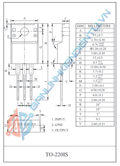 Kích thước TK6A60D