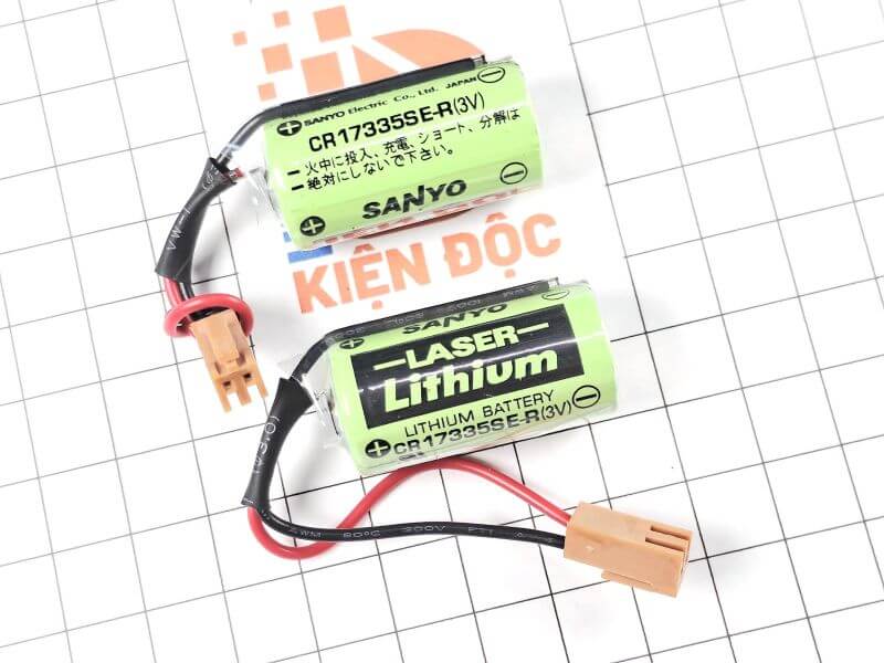 Pin nuôi nguồn Sanyo CR17335SE-R 3V Q6BAT3V Lắp cho PLC