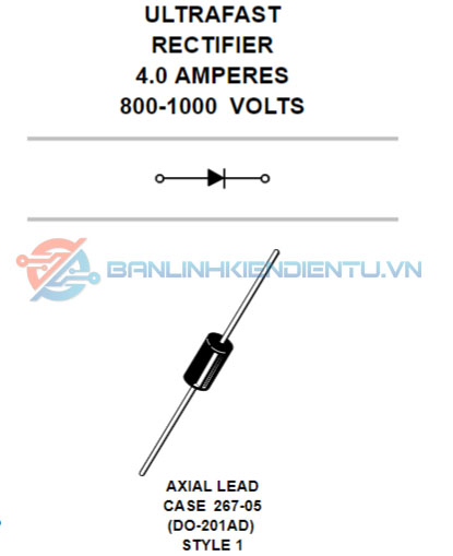 Sơ đồ chân MUR4100E