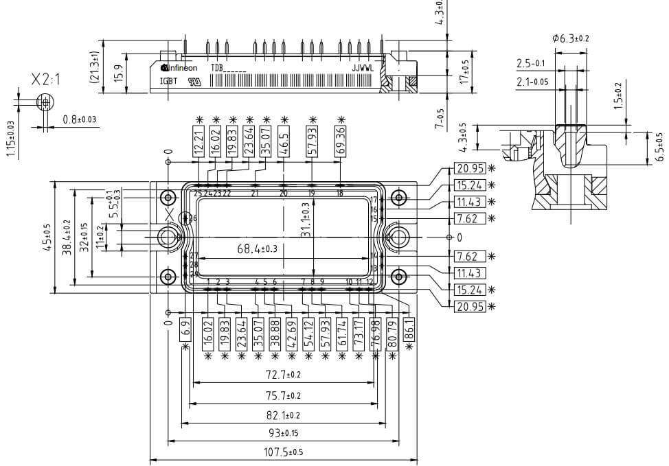 Sơ đồ chân TDB6HK180N16RR