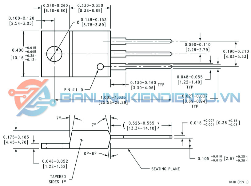 Kích thước LM1084IT-5.0