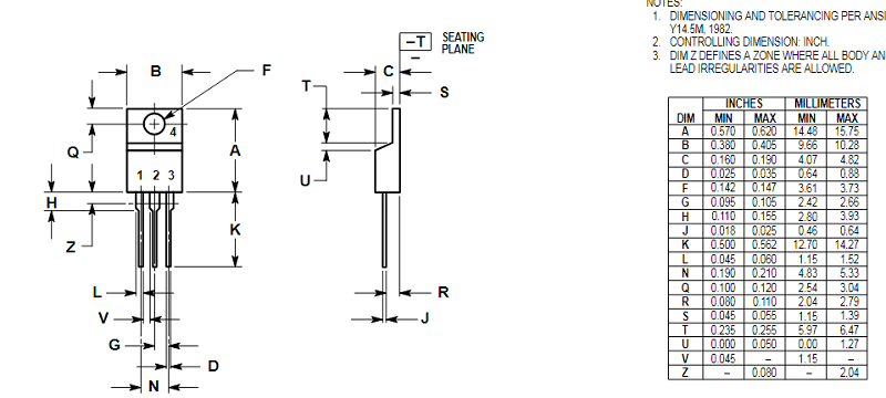 Kích thước LM337