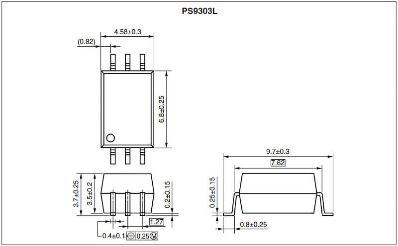 Kích thước PS9303