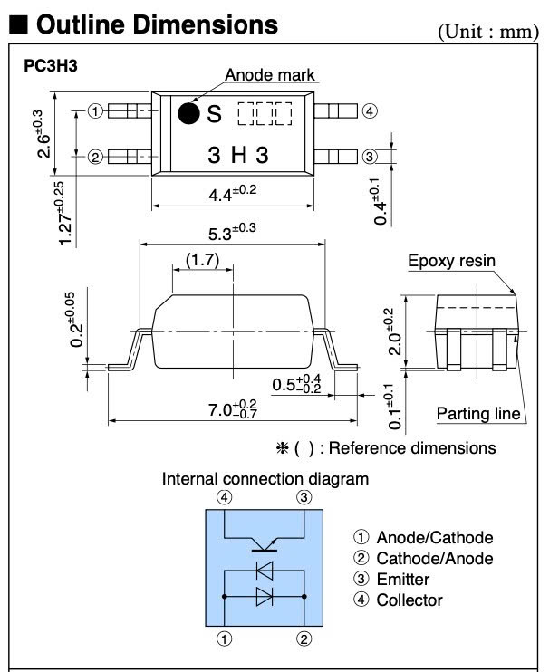 Kích thước PC3H3 sop4