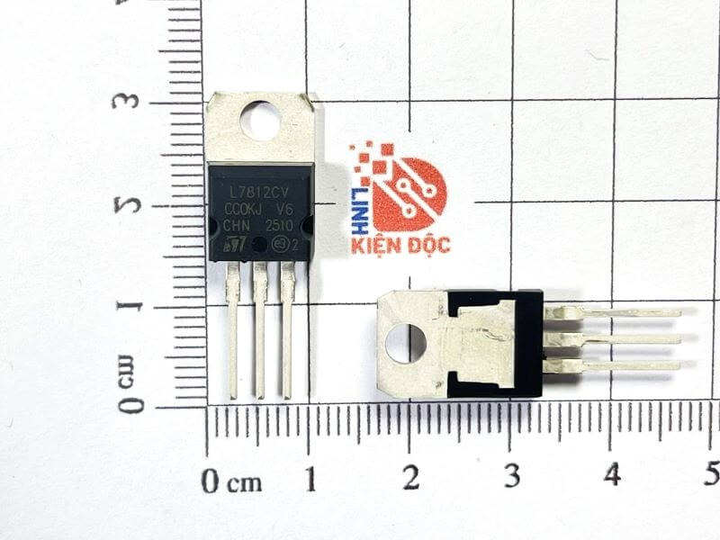 L7812CV, L7812, 7812 IC Nguồn Ổn Áp 12V TO-220 - Ảnh 3