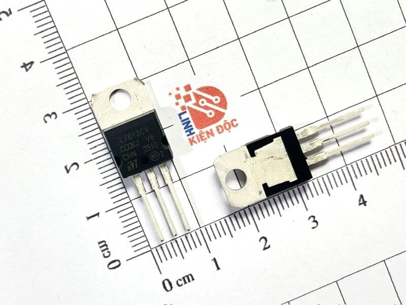L7812CV, L7812, 7812 IC Nguồn Ổn Áp 12V TO-220 - Ảnh 4