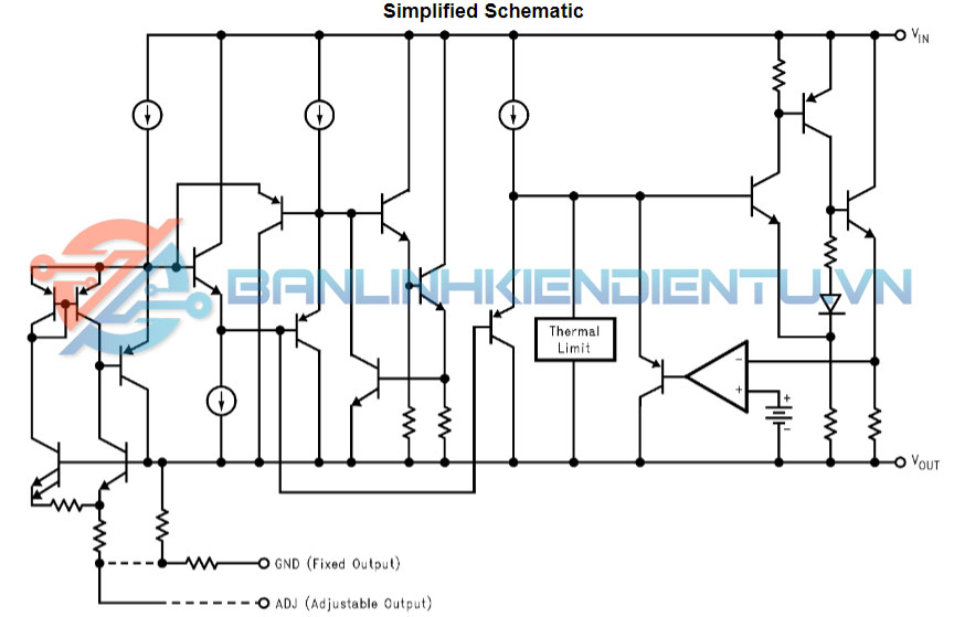 Sơ đồ tương đương LM1084IS-5.0 