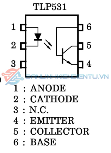 Sơ dồ chân TLP531