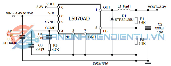 ứng dụng L5970AD