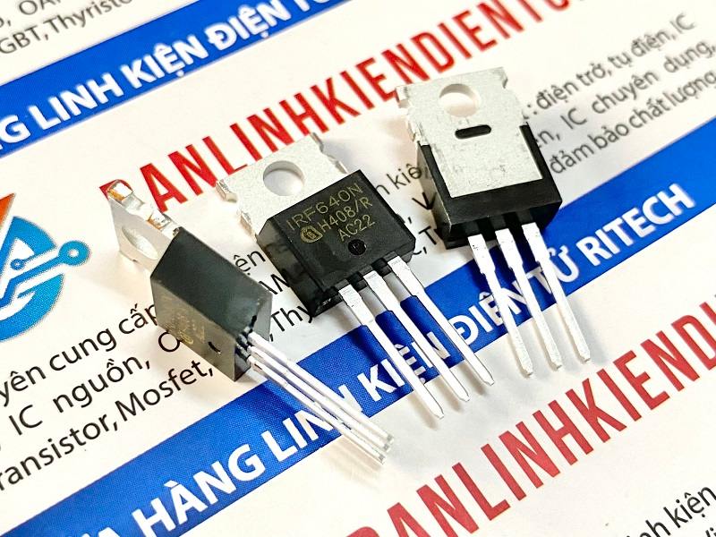 3 X Transistor Mosfet Irf640, Canal N, 200v 18a 150w, To-220 | Cuotas sin interés 3 X Transistor Mosfet Irf640, Canal N, 200v 18a 150w, To-220 | Cuotas sin interés