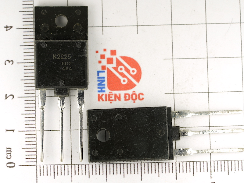K2225, 2SK2225 Mosfet Kênh-N 1500V/2A TO-3P(Tháo Máy)