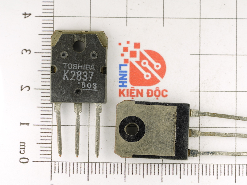 K2837, 2SK2837 Mosfet Kênh-N 500V/20A TO-3P Tháo Máy