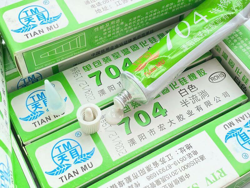 Keo Silicone Cao Su Cách Điện TM704 Màu Trắng 45g_1
