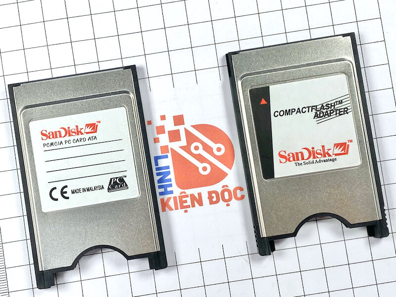 Khe cắm thẻ nhớ CF Adapter compactFlash to PCMCIA cho máy CNC Linh kiện  Độc