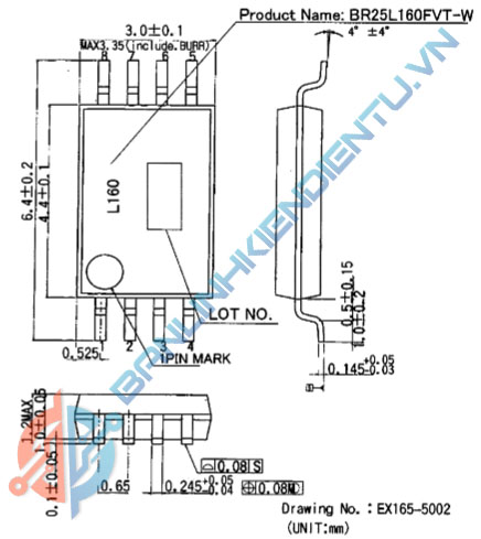 Kích thước IC ACPL-C790