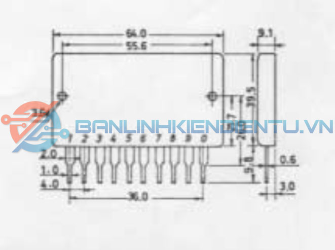 Kích thước IC HLD053