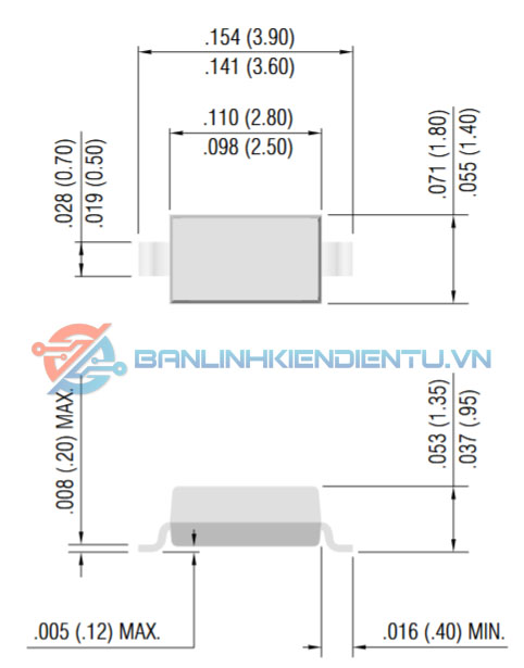 Kích thước diode