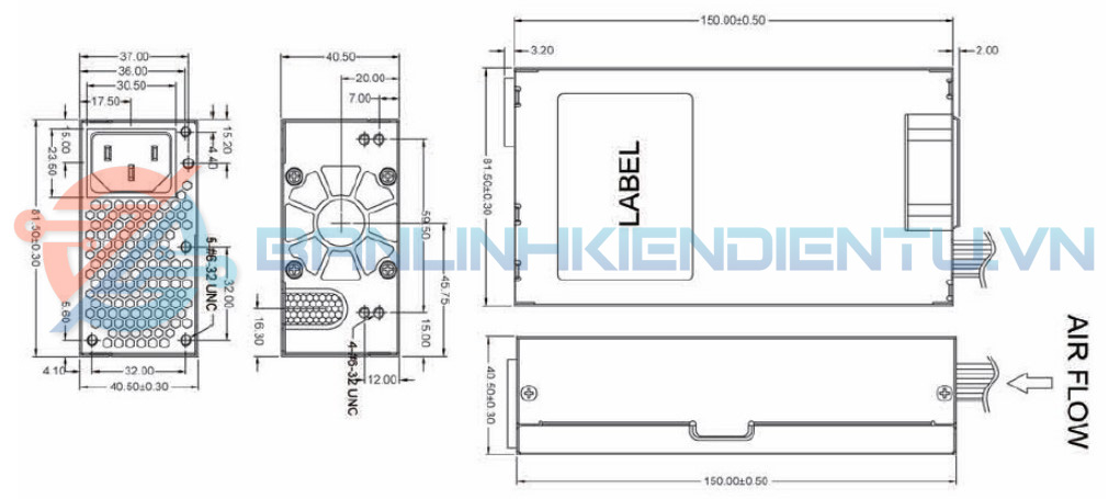 Kích thước FSP270-60LE