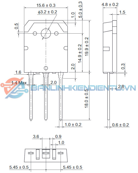 Kích thước IXFX27N80Q
