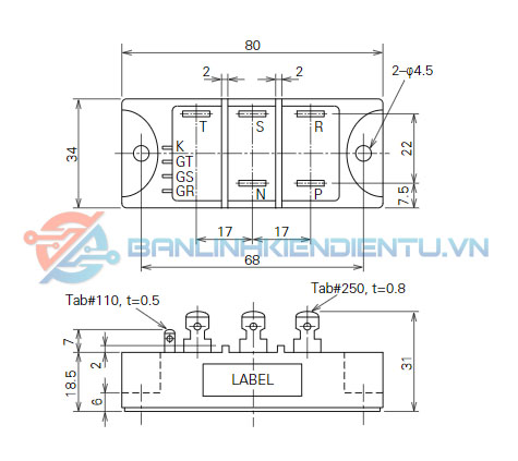 Kích thước TM10T3B-H