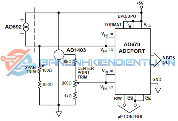 Nhiệt độ đến đầu ra kỹ thuật số