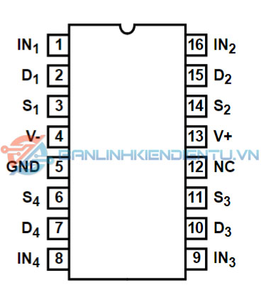 Sơ đồ chân DG441DY