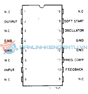 Sơ đồ chân IC L4962A_2