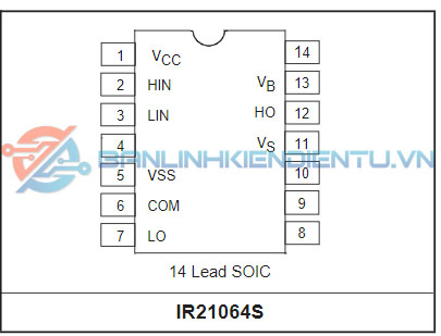Sơ đồ chân IR21064S