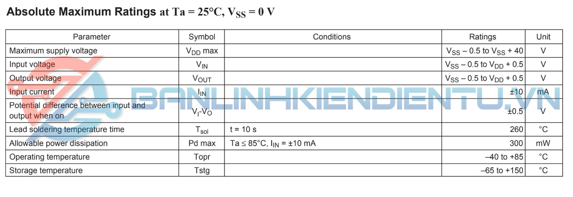 Thông số kỹ thuật LC4966