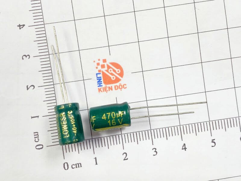 Tụ hóa 16V 470UF 8x12mm màu xanh_1 Tụ hóa 16V 470UF 8x12mm màu xanh_1
