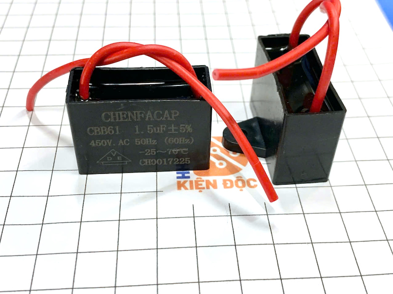 Tụ quạt 1.5uF 450V CBB61
