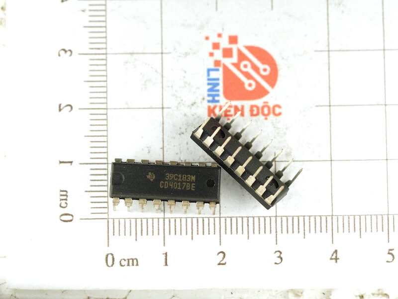 CD4017BE, CD4017BP, CD4017 DIP-16 Hàng xịn