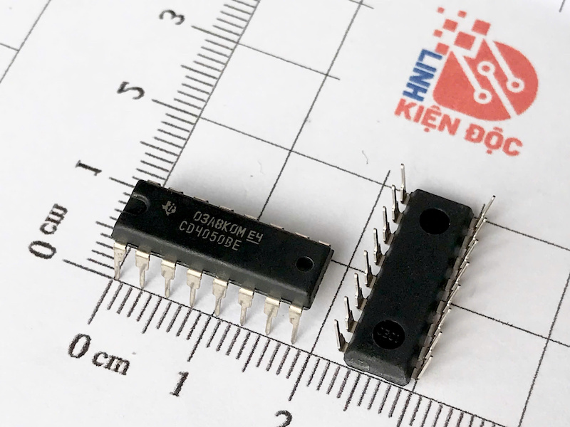 CD4050BE, CD4050 IC số Dip 16 hàng nhập khẩu