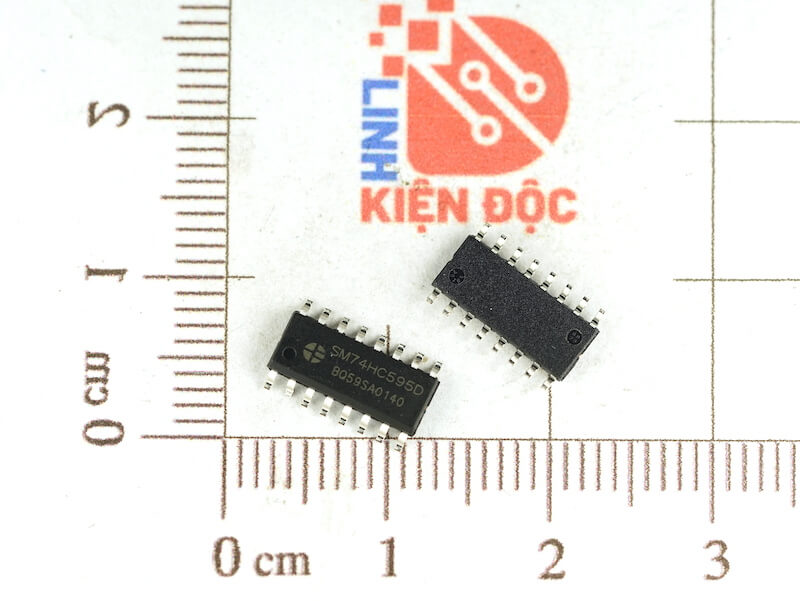 74HC595D, SM74HC595D IC SỐ KIỂU CHÂN SOP-16 3.9mm