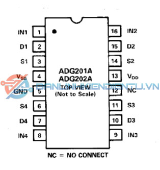 sơ đồ chân ADG201