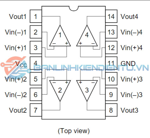 sơ đồ chân HA17902P