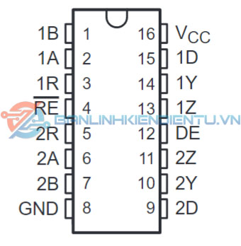 sơ đồ chân SN75C1167
