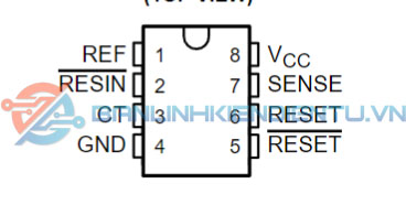sơ đồ chân TL7705A