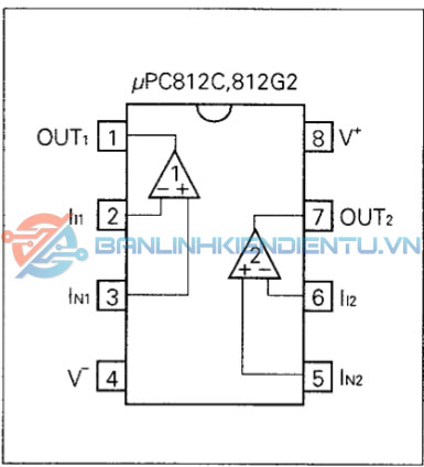 sơ đồ chân UPC812