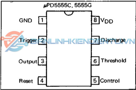sơ đồ chân UPD5555C