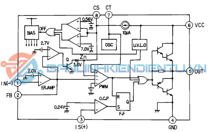 sơ đồ khối FA5304