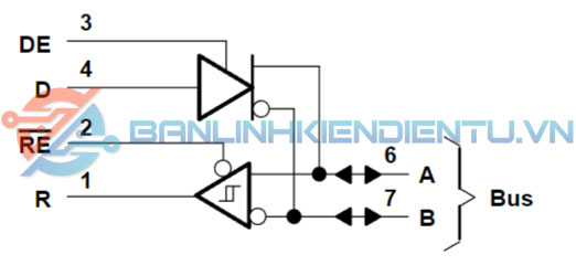 sơ đồ logic SN75176B