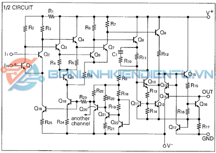sơ đồ tương đương UPC319