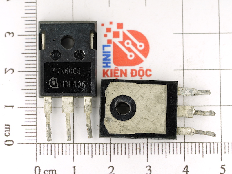 47N60C3, SPW47N60C3 TO247 Mosfet Kênh-N 47A/650V/0.07R tháo máy