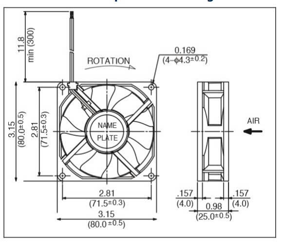 Kích thước 3110KL-05W-B69