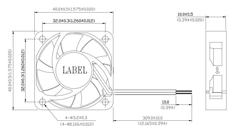 Kích thước AFB0412MA
