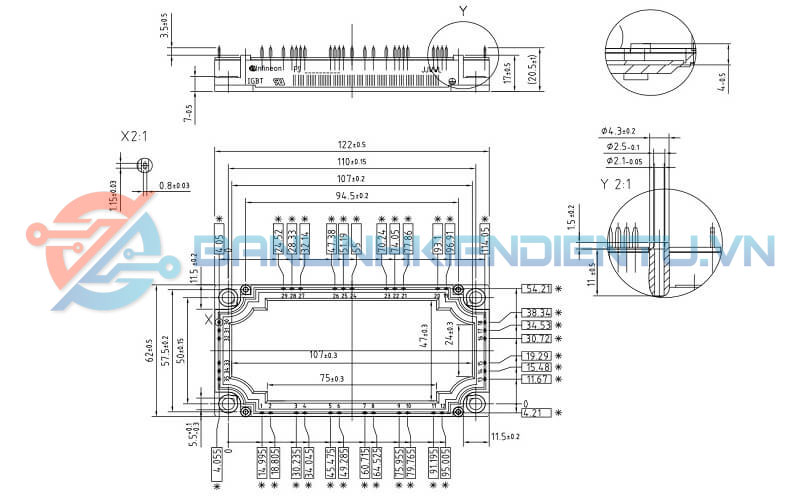 Kích thước FS100R12KT3