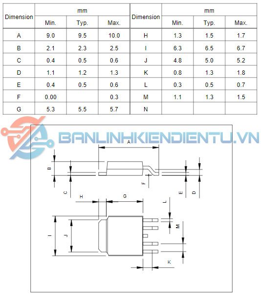 Kích thước STU312D
